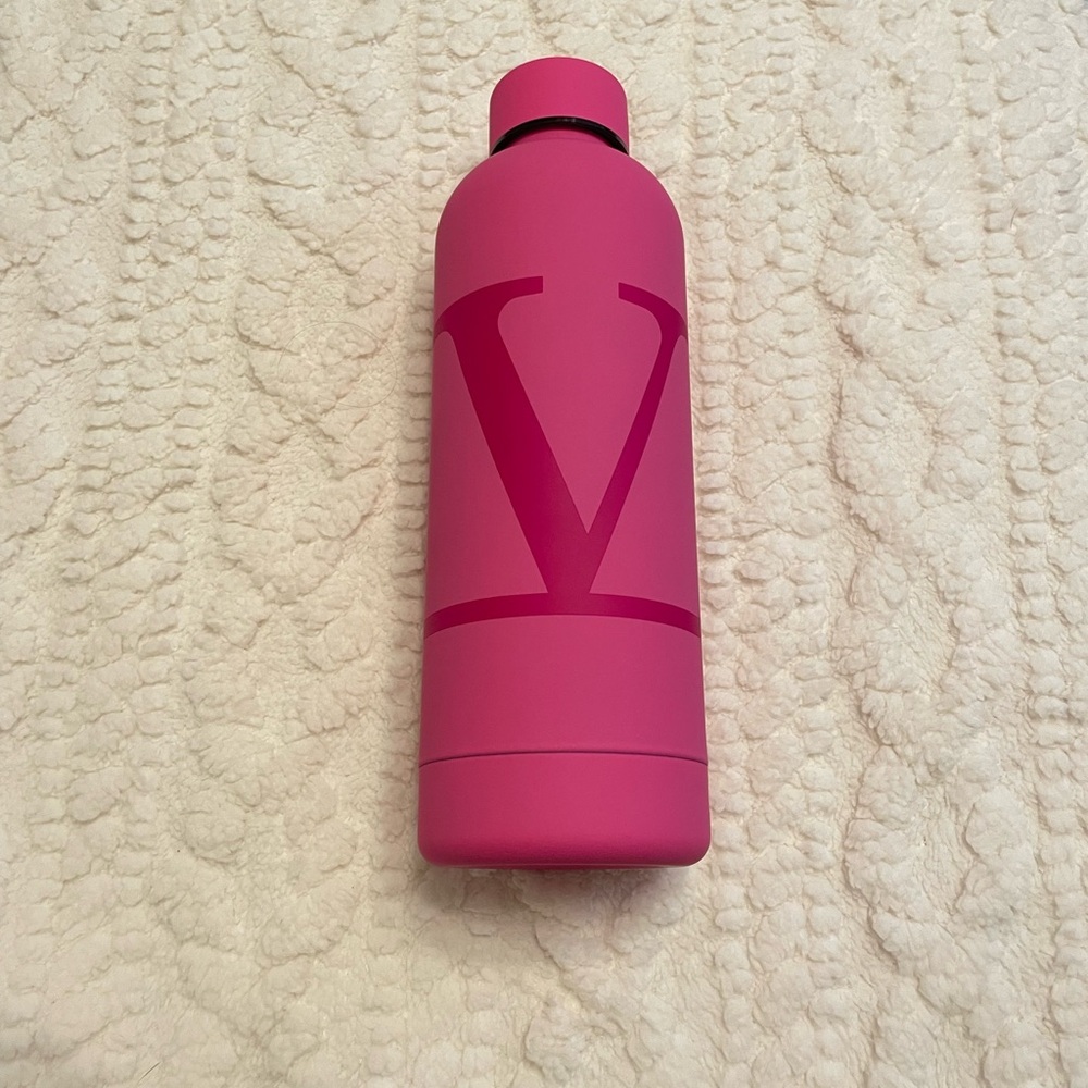 Hot Pink Valentino Water Bottle